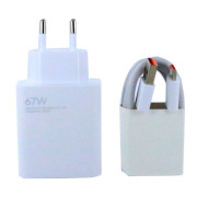 Зарядно за телефони Xiaomi MDY-12-EH с кабел USB-C, оригинален, 67W Зарядно за телефони Xiaomi MDY-12-EH с кабел USB-C, оригинален, 67W
