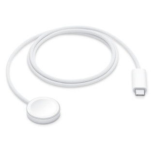 Зарядна станция за Apple Watch, USB-C, 1m, оригинална, бяла