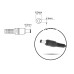 Зарядно за лаптопи Toshiba / Symbol, 75W / 15V / 5A / 6,3mm x 3,0mm