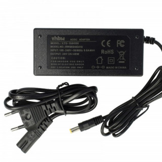 Зарядно универсален, 48W / 24V / 2A, 5.5mm x 2.1mm
