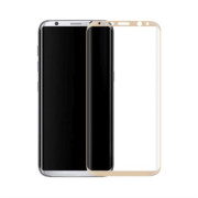 Закалено защитно стъкло за Samsung Galaxy S8, Full Cover 3D, златно