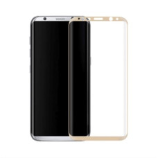 Закалено защитно стъкло за Samsung Galaxy S8, Full Cover 3D, златно