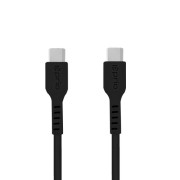Кабел за данни от USB-C 2.0 към USB-C 2.0, Power Delivery, 100 W, черен, 0,6 м