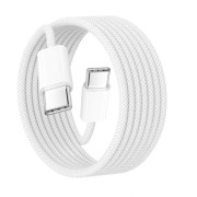 Свързващ кабел Apple USB-C към USB-C, PD, 240W, MU2G3ZM/A, оригинален (OEM), 2 м