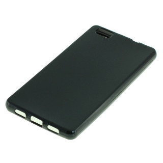 Силиконов калъф за Huawei P8 Lite, черен