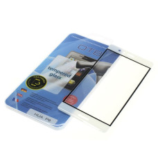 Закалено защитно стъкло за Huawei P9, Full Cover 3D, бяло