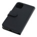 Флип калъф за Apple iPhone 11 Pro Max от изкуствена кожа, черен