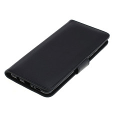 Калъф флип за Samsung Galaxy A42 5G от изкуствена кожа, черен