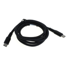 Кабел за данни от USB-C 2.0 към USB-C 2.0, Power Delivery, 100 W, черен, 1,2 м