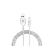 Kабел USB за Apple Lightning, бяло, 1m