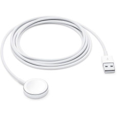 Зарядна станция за Apple Watch, USB-A, 2m, оригинална, бяла