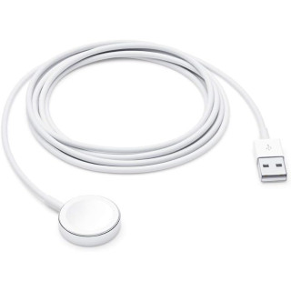 Зарядна станция за Apple Watch, USB-A, 2m, оригинална, бяла Зарядна станция за Apple Watch, USB-A, 2m, оригинална, бяла