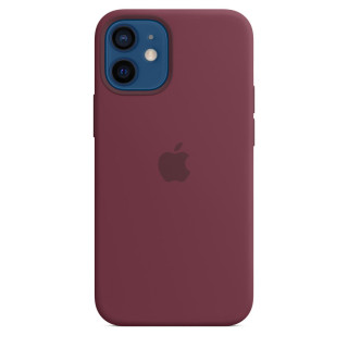 Силиконов калъф за Apple iPhone 12 Mini, plum, оригинален