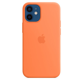 Силиконов калъф за Apple iPhone 12 Mini, kumquat, оригинален