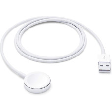 Зарядна станция за Apple Watch, USB-A, 1m, оригинална, бяла