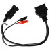 Преходник от Alfa Romeo / Fiat / Lancia 3-пинов към OBD2 Преходник от Alfa Romeo / Fiat / Lancia 3-пинов към OBD2
