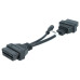 Преходник от Hyundai / Mitsubishi 12-пинов към OBD2 Преходник от Hyundai / Mitsubishi 12-пинов към OBD2