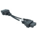 Преходник от Hyundai / Mitsubishi 12-пинов към OBD2 Преходник от Hyundai / Mitsubishi 12-пинов към OBD2