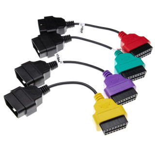 Преходник от Alfa Romeo / Fiat / Lancia 16-пинов към OBD2, MultiECUScan Преходник от Alfa Romeo / Fiat / Lancia 16-пинов към OBD2, MultiECUScan